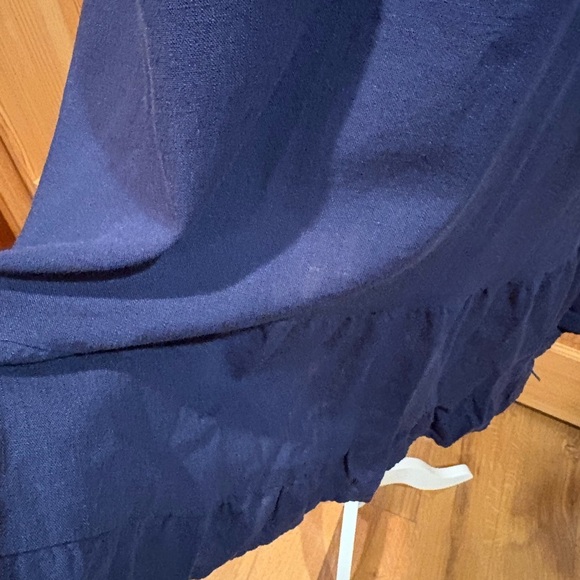 Altar'd State Dark Blue Tiered Halter
Neckline Mini Dress - Picture 3 of 12